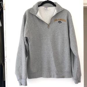 Iowa Hawkeyes Quarter ZIP Sweatshirt